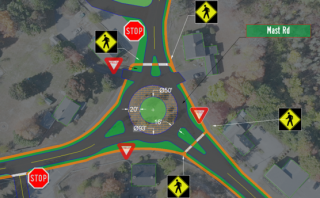 Proposed Lee Center Intersection